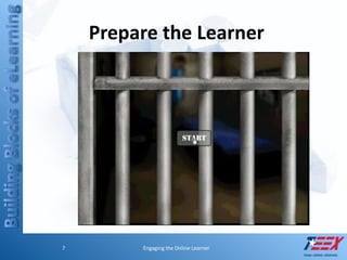 Building Blocks of eLearning: Engaging the Online Learner