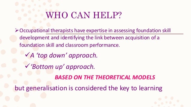 Building Blocks Of Function Sensory Motor Skills Building Blocks Of Function Sensory Motor Skills