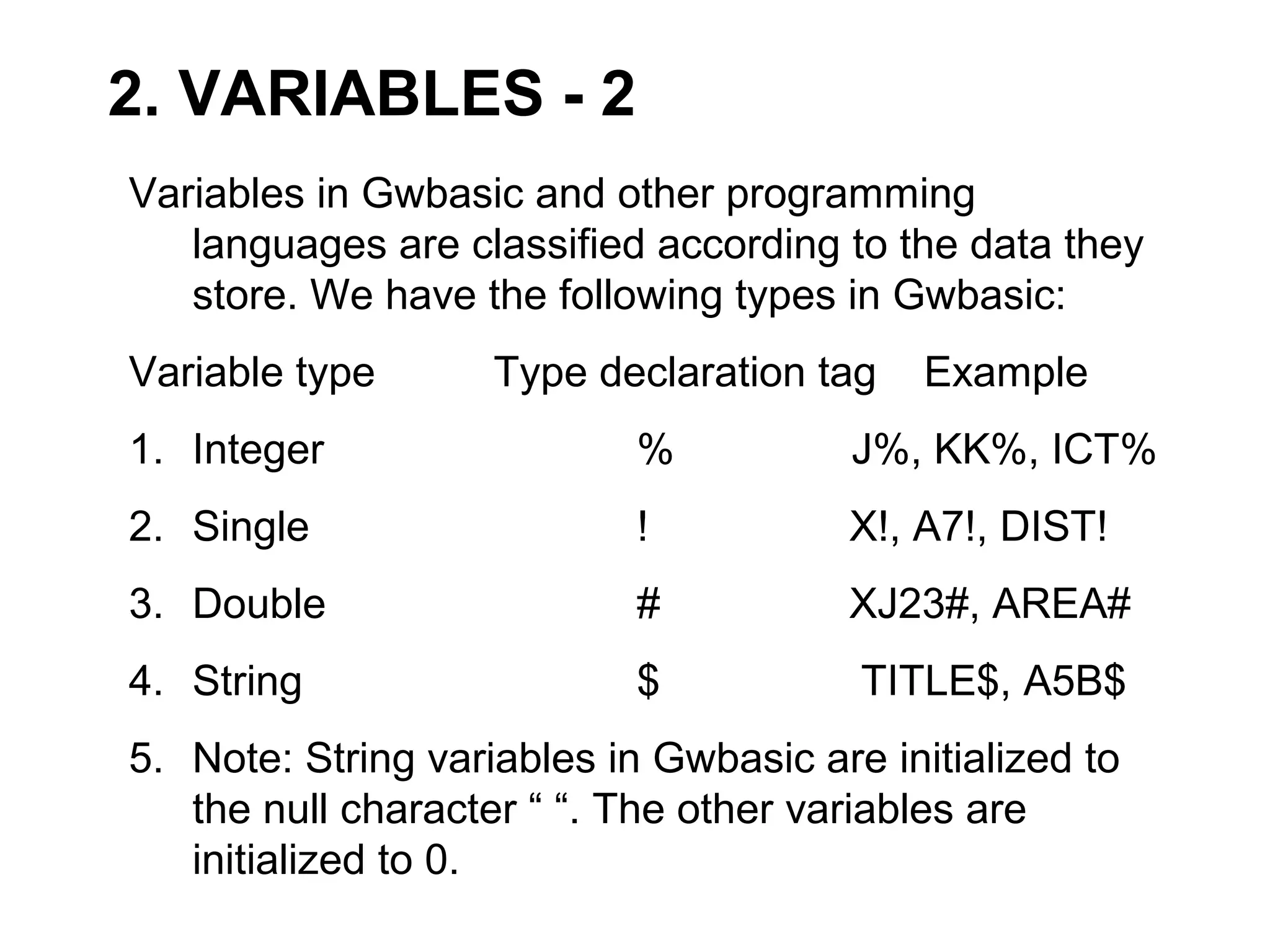 Building blocks 2 | PPT | Programming Languages | Computing