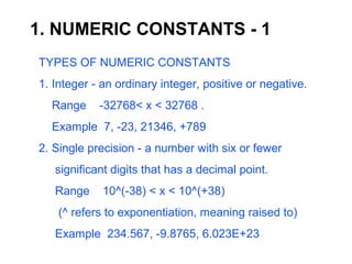 Building blocks 2 | PPT | Programming Languages | Computing