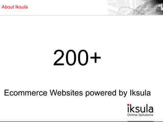 About Iksula
200+
Ecommerce Websites powered by Iksula
 