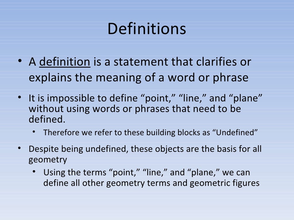 Building Blocks Of Geometry