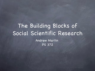Building Blocks of Science 1