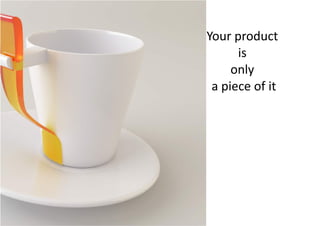 Product is but   Your product
                       is
                      only
                  a piece of it
 