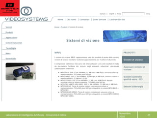 Novembre  
2010  
27  Laboratorio  di  Intelligenza  Artificiale  -­‐  Università  di  Udine  
 