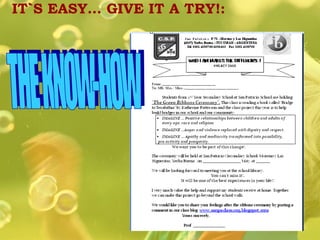 IT`S EASY… GIVE IT A TRY!: THE KNOW-HOW 