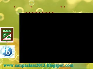  www.sanpaclass2013 . blogspot.com 