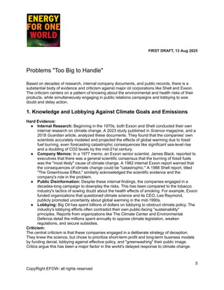 Shell Consensus Building Bridges (of Hope) over Our Troubled Waters_PART 1 | PDF