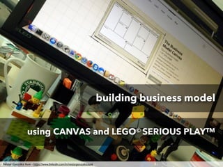 building business model
using CANVAS and LEGO© SERIOUS PLAYTM
Néstor González Aure - https://www.linkedin.com/in/nestorgonzalezaure
 