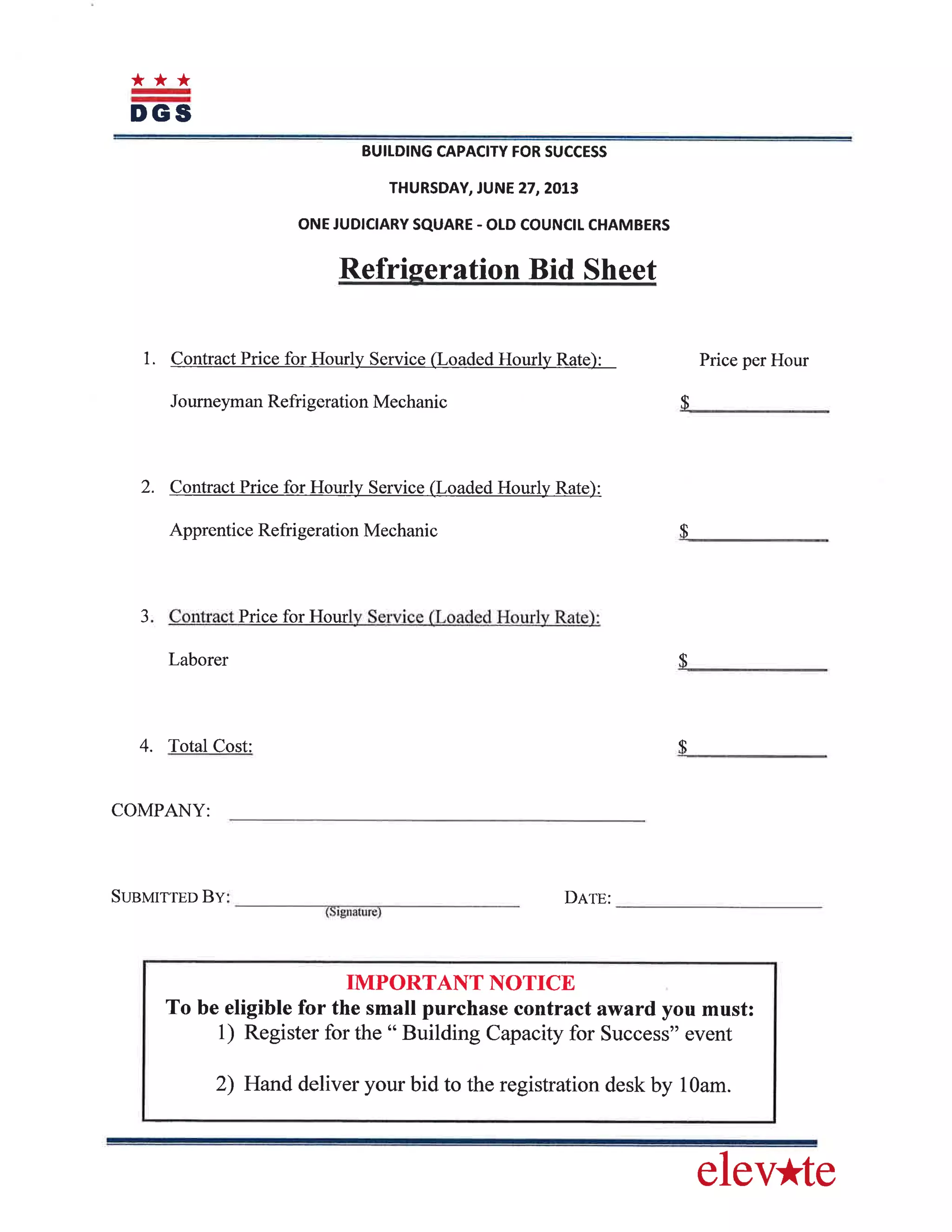 "Building Capacity For Success" Handouts