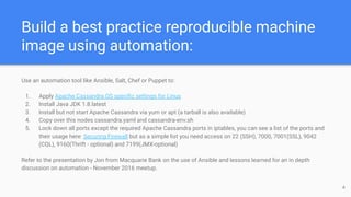 Building Apache Cassandra clusters for massive scale | PPT