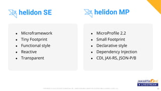 Building cloud native microservices with project Helidon | PPTX