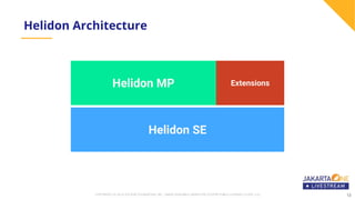 Building cloud native microservices with project Helidon | PPTX