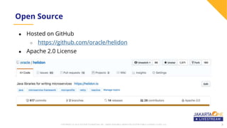 Building cloud native microservices with project Helidon | PPTX