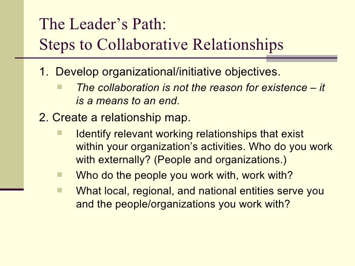 How To Build Collaborative Relationships? – NEBD