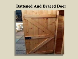 Battened And Braced Door
 