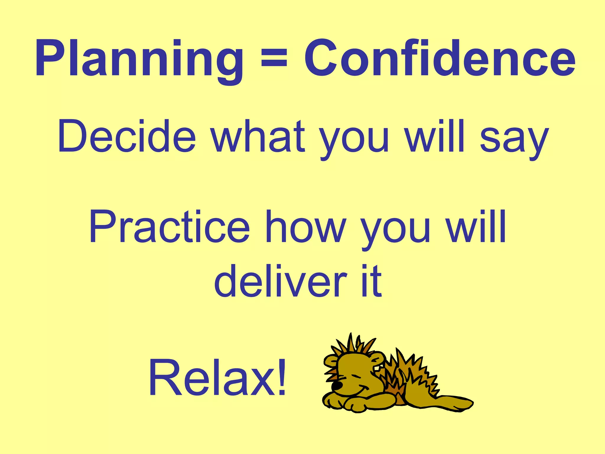 Building Confidence Ppt Ppt