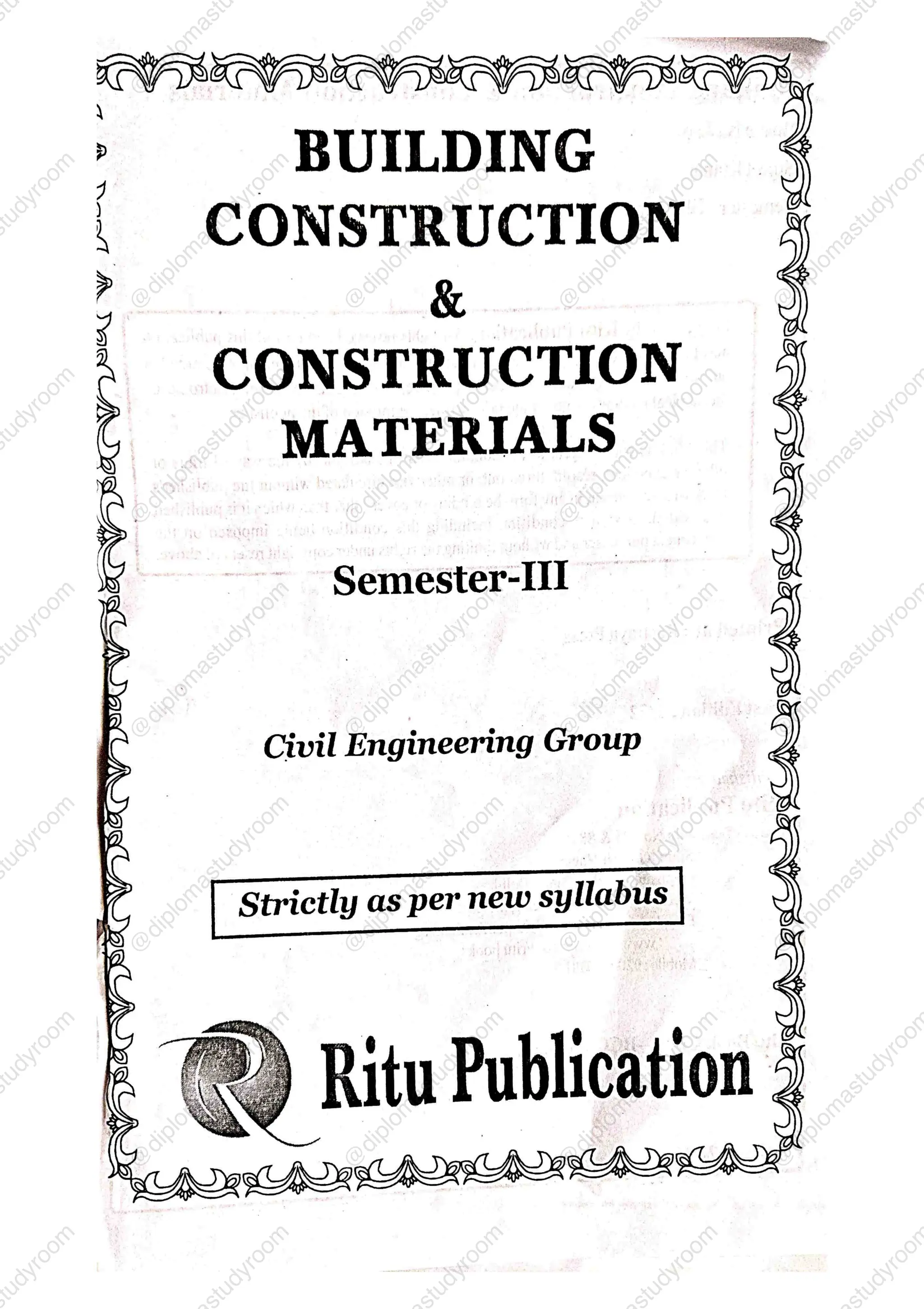 Building Construction and Construction Materials by Bharat Bushan and ...
