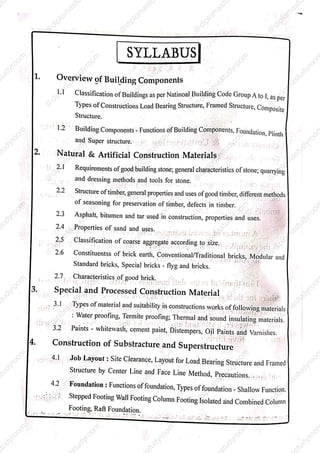 Building Construction and Construction Materials by Bharat Bushan and ...