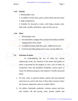 Building construction and materials notes | PDF