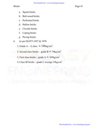 First Class Brick Report.pdf Building construction and materials notes | PDF