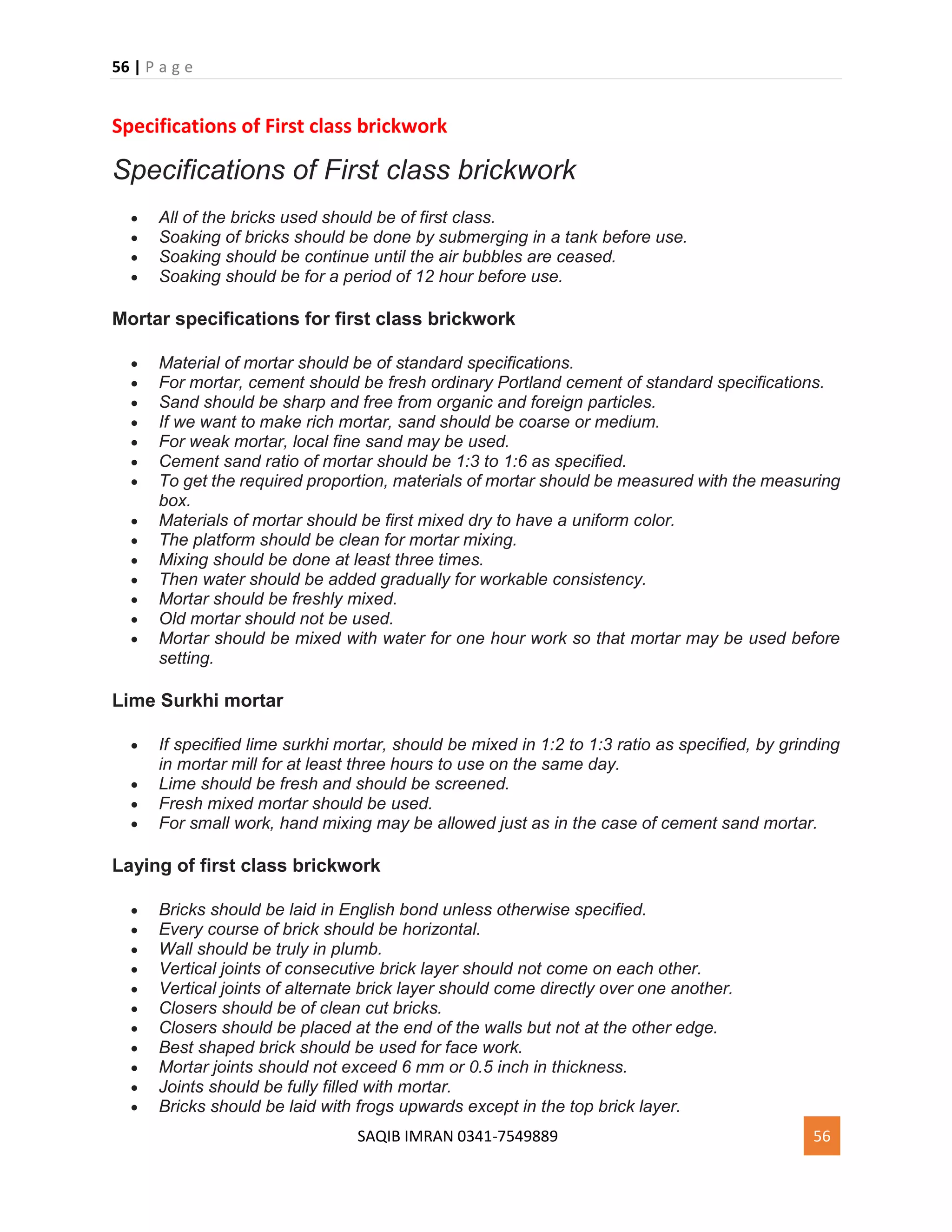 Construction Notes Pd Example Building construction notes pdf | PDF