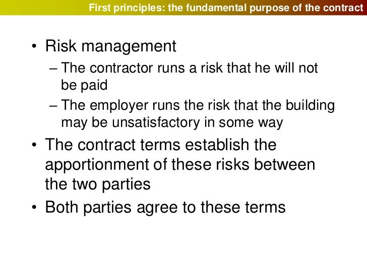 Building contracts and the JCT