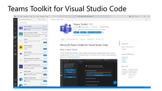 Building Copilot for Microsoft 365 with Teams Toolkit | PPTX