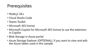 Building Copilot for Microsoft 365 with Teams Toolkit | PPTX