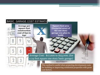 How To Estimate Garage Building Costs ? | PPTX | Civil Engineering ...