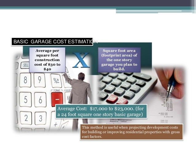 How To Estimate Garage Building Costs