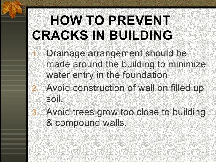 Types of cracks in buildings image