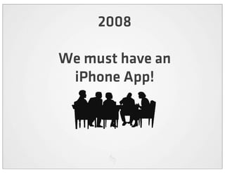 2008

We must have an
 iPhone App!
 
