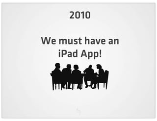 2010

We must have an
   iPad App!
 