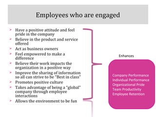 Building culture through employee engagement | PPT