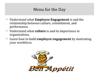 Building culture through employee engagement | PPT