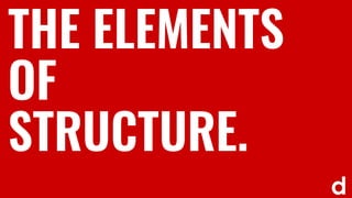 OF
THE ELEMENTS
STRUCTURE.
 