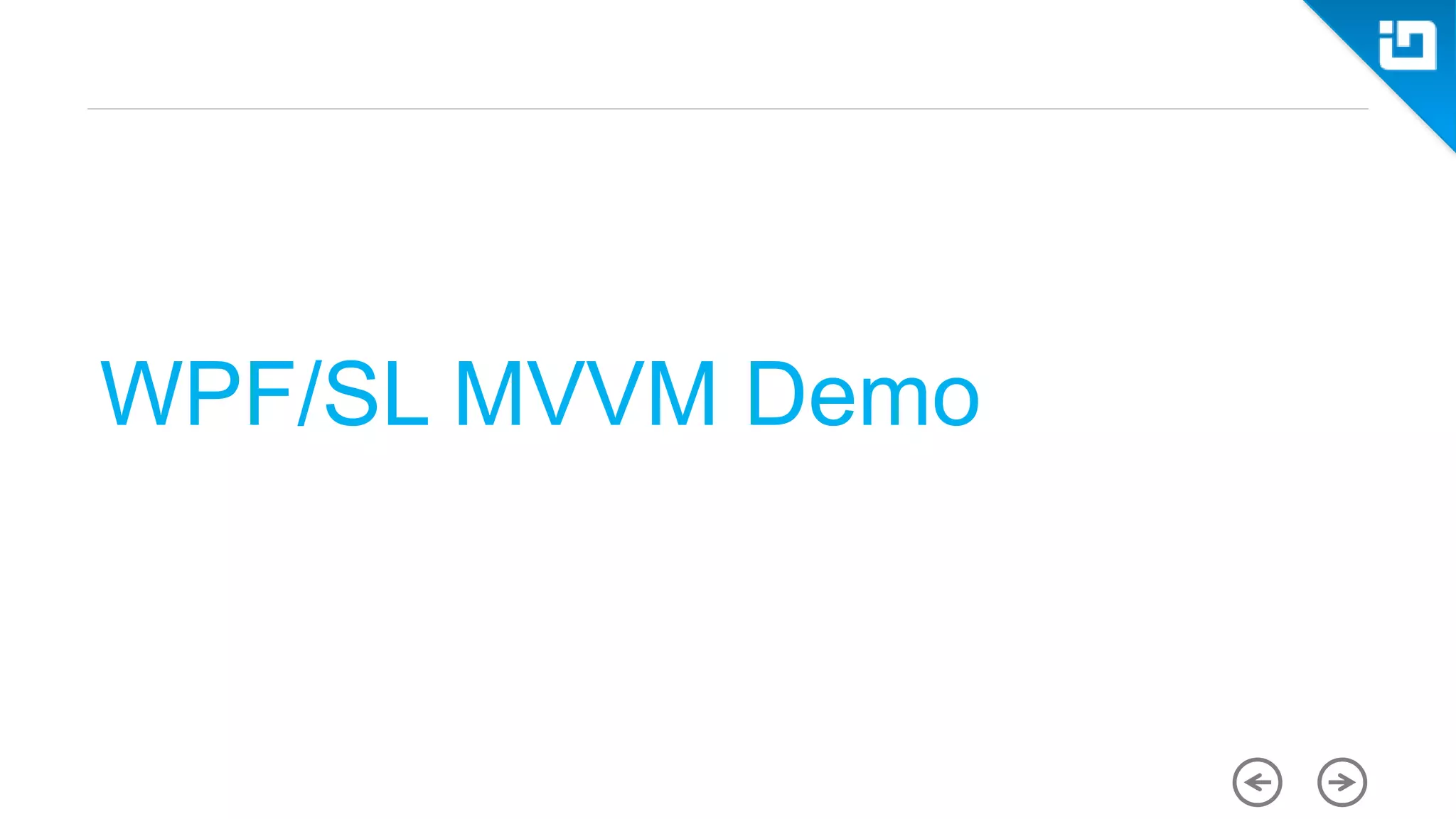 WPF/SL MVVM Demo 