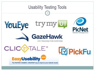 Usability Testing Tools
31
 