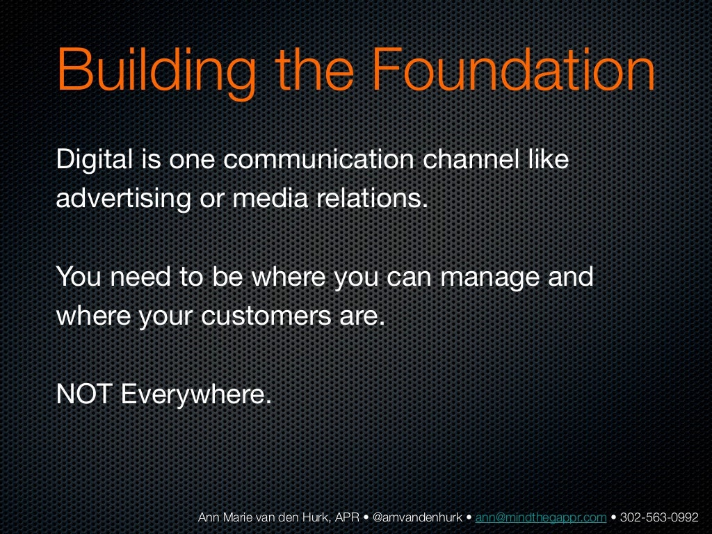 Building A Digital Foundation for Business