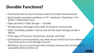 Building a document signing workflow with Durable Functions | PPT