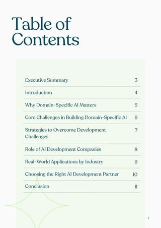 Building Domain Specific AI Models: Challenges, Strategies, and Real ...