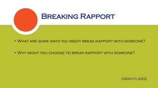 Building Donor Rapport | PPT