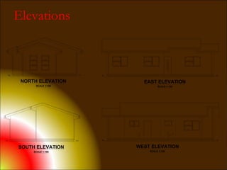 Elevations
NORTH ELEVATION
SCALE 1:100
EAST ELEVATION
SCALE 1:100
WEST ELEVATION
SCALE 1:100
SOUTH ELEVATION
SCALE 1:100
NGL
NGL NGL NGL
NGL NGL NGL NGL
 