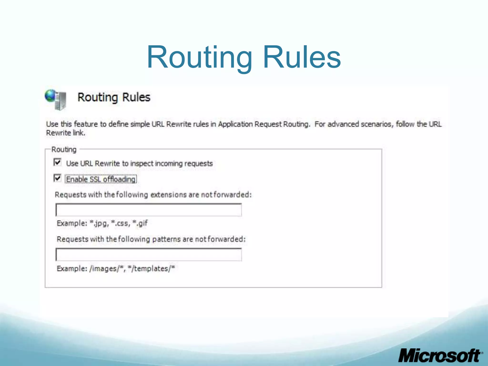 Routing Rules 