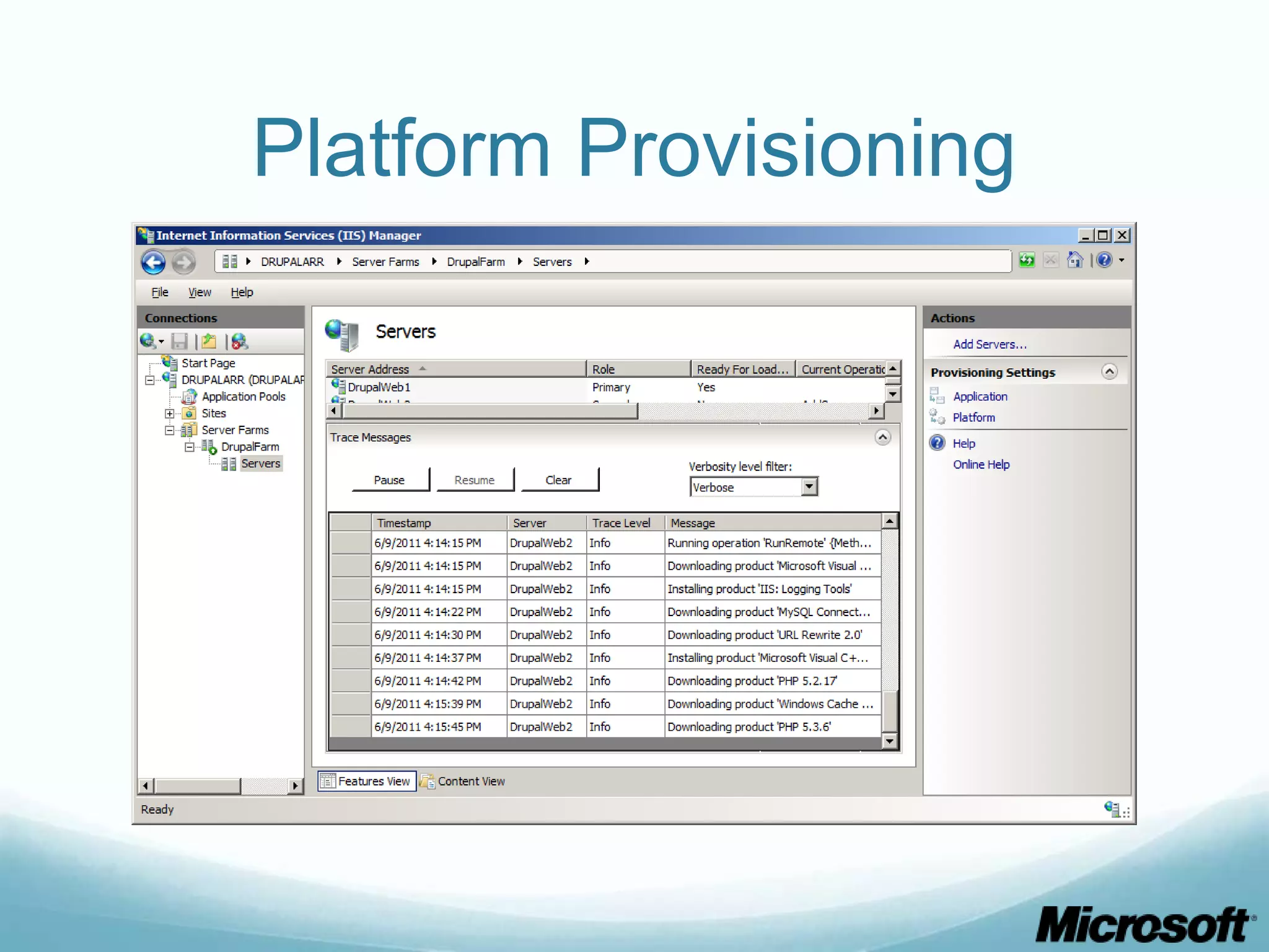 Platform Provisioning 