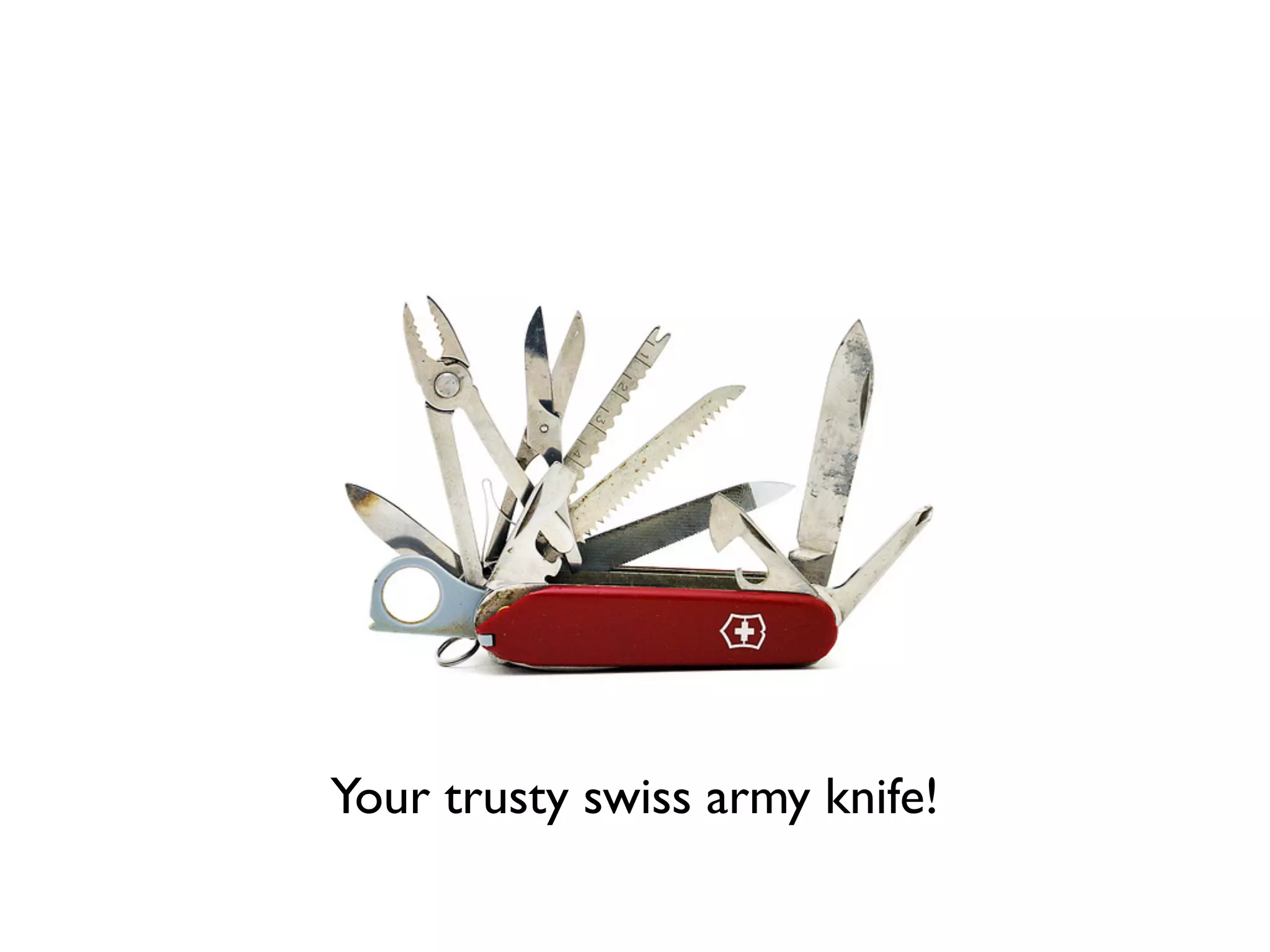 Your trusty swiss army knife!
 