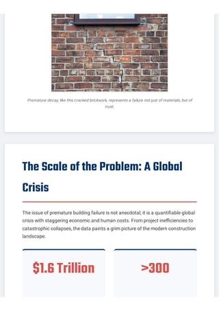 Why Buildings Crumble Before Their Time And How We Can Build a Legacy | PDF