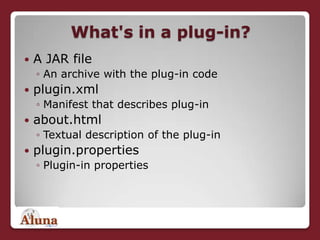 Building Eclipse Plugins | PPTX