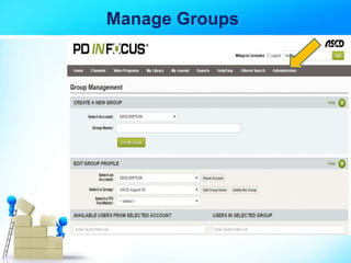 Manage Groups
 
